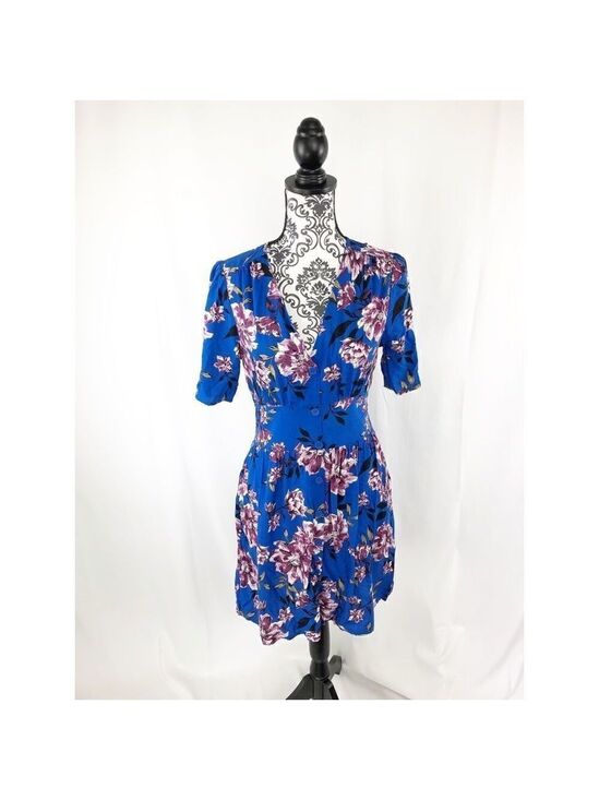Band of Gypsies Dresses & Skirts - Band Of Gypsies Floral Button Fit & Flare Dress